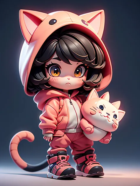 a chibi cat costume.