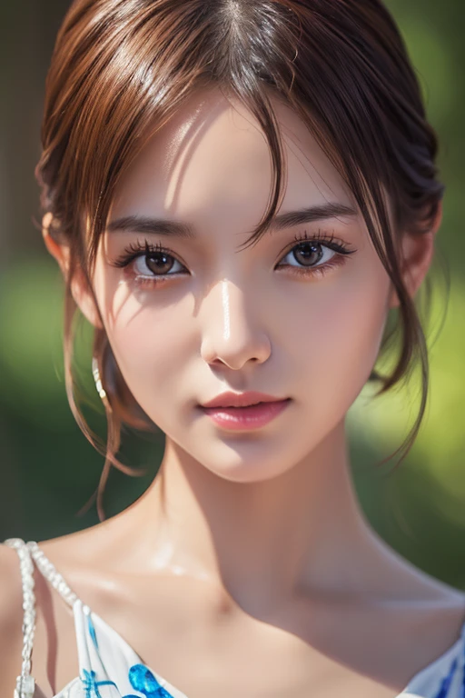 ((Best Quality)),(超High resolution),(Very detailed),(Detailed Description),((The best CG)),(masterpiece),Ultra-detailed art、(Best Quality、8k、32K、masterpiece)、(Realistic)、(Realistic:1.2)、(High resolution)、Very detailed、Very beautiful face and eyes、1 female、Small waist、Delicate body、(Best Quality、Attention to detail、Rich skin detail)、(Best Quality、8k、Oil paints:1.2)、Very detailed、(Realistic、Realistic:1.37)、Bright colors、