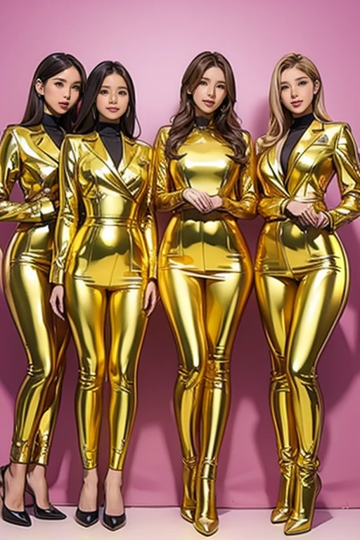  araffes of a group of women in shiny gold outfits, girl&#39; generation, Blue clothes, that&#39;It&#39;s hot with the shining sun, Shiny Blue, Shiny golden, K-Pop star, Liquid Gold, Golden Aura, Idol, goddess, K-Pop, K-Pop, 2 0 1 2, 2 0 1 1, 2012, 2011, Golden Skin 