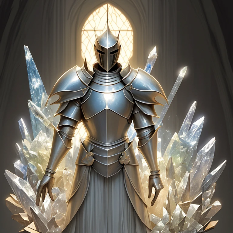 saint Knight, crystal, diffused, brilliance, beautiful, fantastic, serene, sensation,