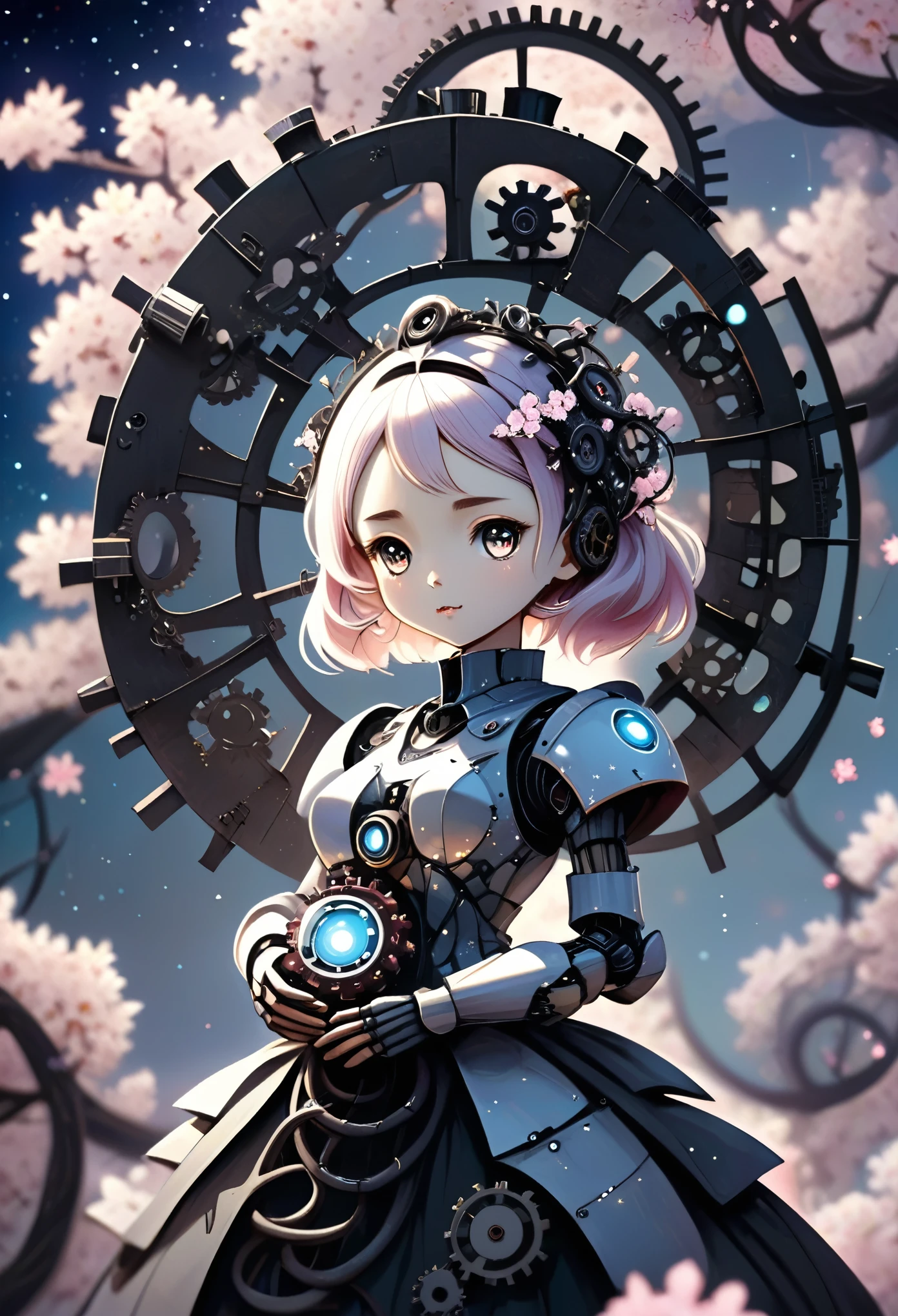 A schoolgirl-female robot student combo,Unleash-open-release,Stellar-celestial-starry sky,Dark-blackness-lack of light,Oil-petroleum-crude oil,Grid-network-array-matrix,Sonoko-Sakura-Cherry Blossom,Electrical malfunction-Electrical failure-Power outage,Gear-cogwheel-sprocket,Chaos-disorderliness-Anarchy,Blackout-Darkness-Power failure,Distorted-(twisted)-abnormal,Background-(BKGND)-backdrop, tentacles-tentacular appendages ,Spiral-twisting-turning ,Penrose–Escher–style rooms-(Penrose–Escher perspective) rooms ,Fractal–Geometry rooms ,Riemann–geometry rooms ,Mobius–ring rooms .