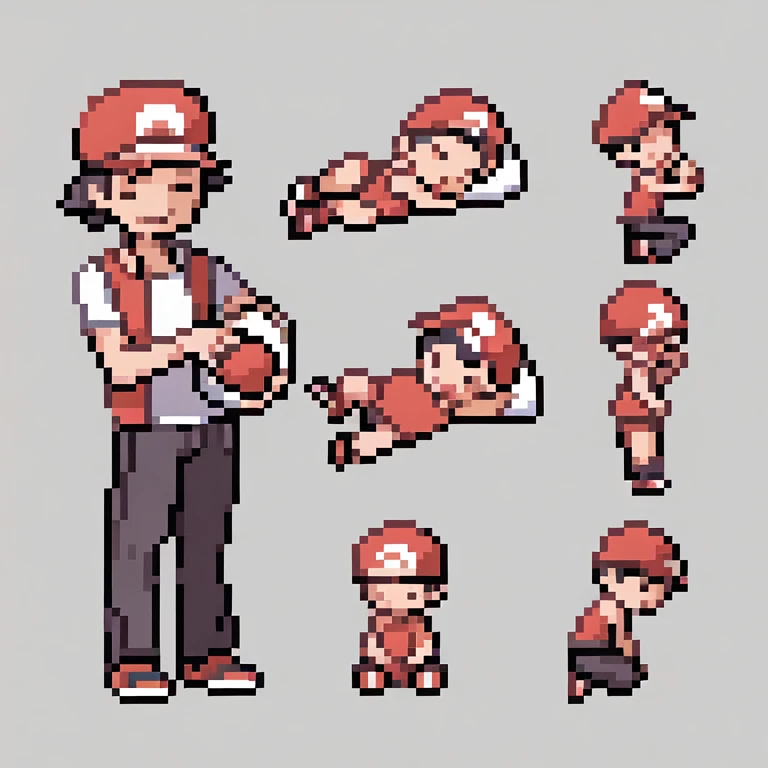 pokemon trainer sprite: sleeping newborn