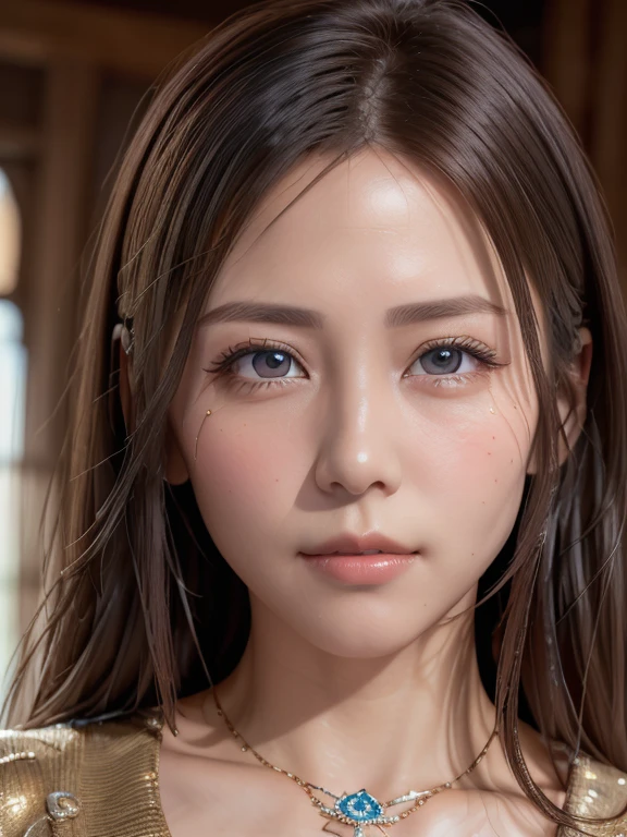 8k, Best Quality, masterpiece, Ultra-high resolution, (realism: 1.4), Original photo, (Realistic skin texture: 1.3), (Film Grain: 1.3), (Beautiful facial details:1.4), 1 girl, Sapphire Eyes,High quality image quality pull up