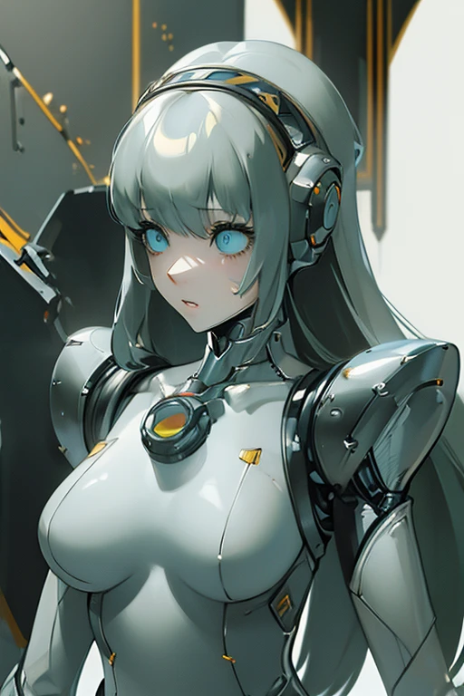 (masterpiece),(Highest quality),(Super detailed),(Best illustrations),(Best Shadow),(Absurd),(Detailed Background),(so beautiful), 16K, 8K, 4K,(Best Shadow),robotization,woman ,big bust,Robot Joint ,Metal skin,Black robot Suit,long hair,a black robot suit that covers the whole body,robot hand,cyber bodysuit,mecha head,(Detailed hands and fingers:1.2),Ball joint robot body,doll joint,beautiful face,beautiful robot girl,robotic eye,robotic hands,(no more human skin),android girl,cyborg girl,F cup, sexy body,(machine made joints:1.2),(machanical limbs:1.1),(blood vessels connected to tubes),(mechanical vertebra attaching to back),(mechanical cervial attaching to neck),aegis(persona3),no messy picture style