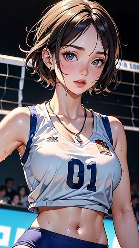 high intricate detailed, dynamic moving shot , volleyball player, ((masterpiece, highest quality, high resolution, highly detail...