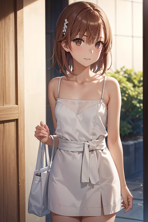 misaka mikoto、Shiny Hair, Short Hair, (Beautiful brown eyes、Sparkling eyes, Fine grain、The perfect highlight)、smile、Ultra-detailed eyes、Highly detailed face, Highly detailed eyes,Cowboy Shot、




lens: 135mm f1.8,(Best Quality),(Tabletop:1.1), (Beautiful 4 Japanese woman),  (Moist lips), Narrow eyes, Double eyelids,Delicate clavicle,Flat Chest Mister.々Hairstyle、,
 shame, A faint smile,
(Late night park:1.2), Professional Lighting, 
(nice, Casual summer clothes), (Sunburned skin:0.2),Full body photo、Full Body Focus、Standing in front of a white wall、A neat and elegant woman、No makeup、A beautiful woman who still retains her cuteness