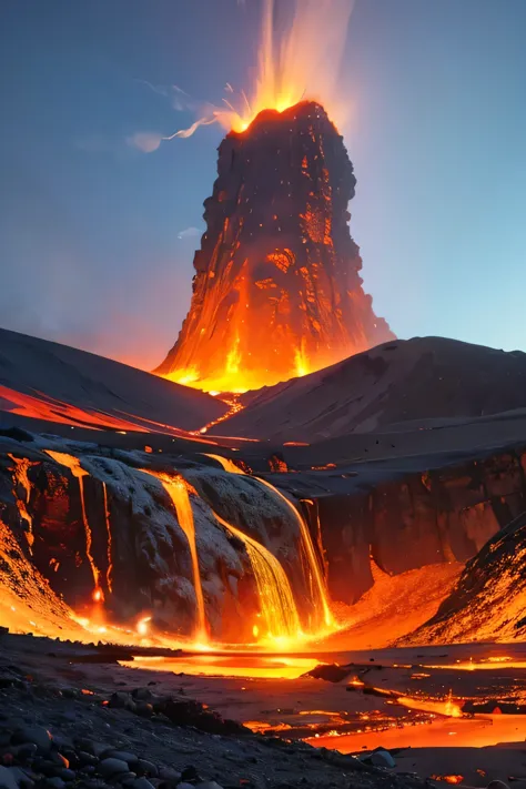 volcanic eruption