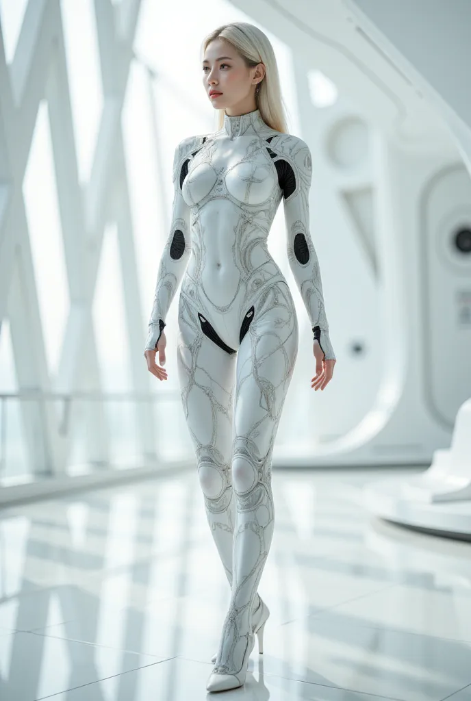 fraction_9, fraction_8_direction_7_up, rest,
a woman in futuristic clothing poses for a photo, inspired by marek okon, wop and k...