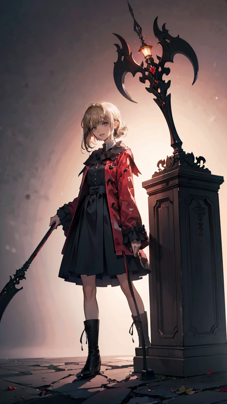 Shadow Face　、beautiful girl、とてもcute天使、Pink T-shirt、cute、baby face、smile、Long skirt、Black long boots、.(Best Quality,4K,High resolution,Masterpiece 1.2),Very detailed,Real 1.37,Spooky altar background,Dark fantasy,Red color scheme,Ominous atmosphere,Eye-catching,story,anatomy,Anime Style,Concept Art,beautiful細部までこだわった顔と (((Red eyes ))),A terrifying ritual ,Satanic Ritual,Premature death,Inappropriate behavior,クレイジーなsmile,Scythe Face,Girl Monster, beautiful, Delicate facial features, Sharp Eye, Sharp Fangs, pale Skin, Dark Background, Cinema Lighting, Dramatic Shadows, Gothic style, Gloomy atmosphere, Dark fantasy, 1 person&#39;S, Please open your mouth wide, Open your mouth and bar your teeth,Sharp teeth like a beast, Wide lips, Very wide mouth, Red cheeks, ,(Blood splatter1.3),Scary smile, smile,Angel Design, TwiSted smile、Bloody、Head bleeding,,,,,、Blood splatter、,(Blood splatter1.3),skull,Horror Style, ((Fantasy Sweet Ta Frill Pink Costume)), ((Flowing blonde hair)), ,(Blood splatter1.3),Female Curves, Sexy flat stomach, Perfect hands, Perfect anime character face, (pink tutu dress)), standing, ((邪悪なsmile)), ,(Blood splatter1.3), Steam circulation, Moonlight Illumination, night lighting, (Blood splatter1.3),アニメAngel Design, TwiSted smile、Bloody、Head bleeding,,,,,、Blood splatter、,(Blood splatter1.3), skull,Gothic architecture、Western architecture、ファンタジーのworld、,Victorian city, Skeleton Gas Light,Absurd, High resolution、 ((Tabletop)), ((Best Quality)), (Very detailedな), ((Very detailed)), (beautiful), ((cute)), (Nafswa 1.8), 1 personで,(1.6)、(world&#39;The most scary and creepy demon girl 1.5)beautiful face、Full Body Ezbian、pale, beautiful肌、beautiful金の髪、優しくsmileむ、Dark building ruins、(snow white&#39;Frill dress 1.3)、(暗い廃墟はBloody 1.3)、Low angle full body shot、(A girl is standing in a pool of blood.2)、(The ground .3)、(The girl lost a lot of blood.......1.3)、(クレイジーなsmile1.6)、Spirits、(Blood dripping from the mouth 1.3)、
