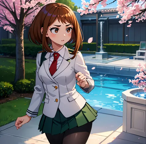 ((1girl)),((alone)),ochako uraraka, \(boku no hero academia\),(masterpiece), (best quality), (ultra detailed), (best illustratio...