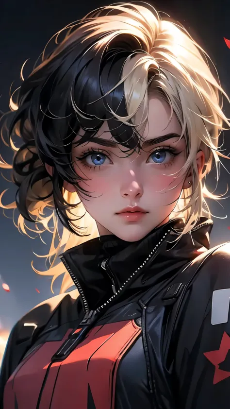 ((masterpiece)), envision a 8k, highres, cinematic, extremely beautiful semi realistic close up portrait of a beautiful girl wit...