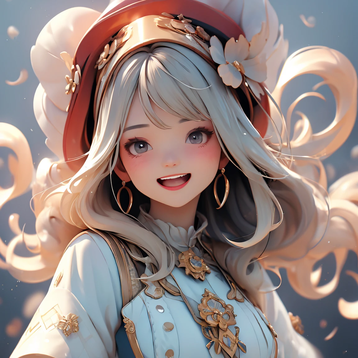 masterpiece, Please redeem, One Girl,Very detailed,Ukrainian facial structure,Also々Nice face,Laughing with your mouth open,Explorer&#39;s Uniform,Medieval Europe,Dynamic Action,Medium Hair,Show me your armpits, Natural beauty,Black Eyes,European facial structure,Grasp the hilt of the lightning sword,