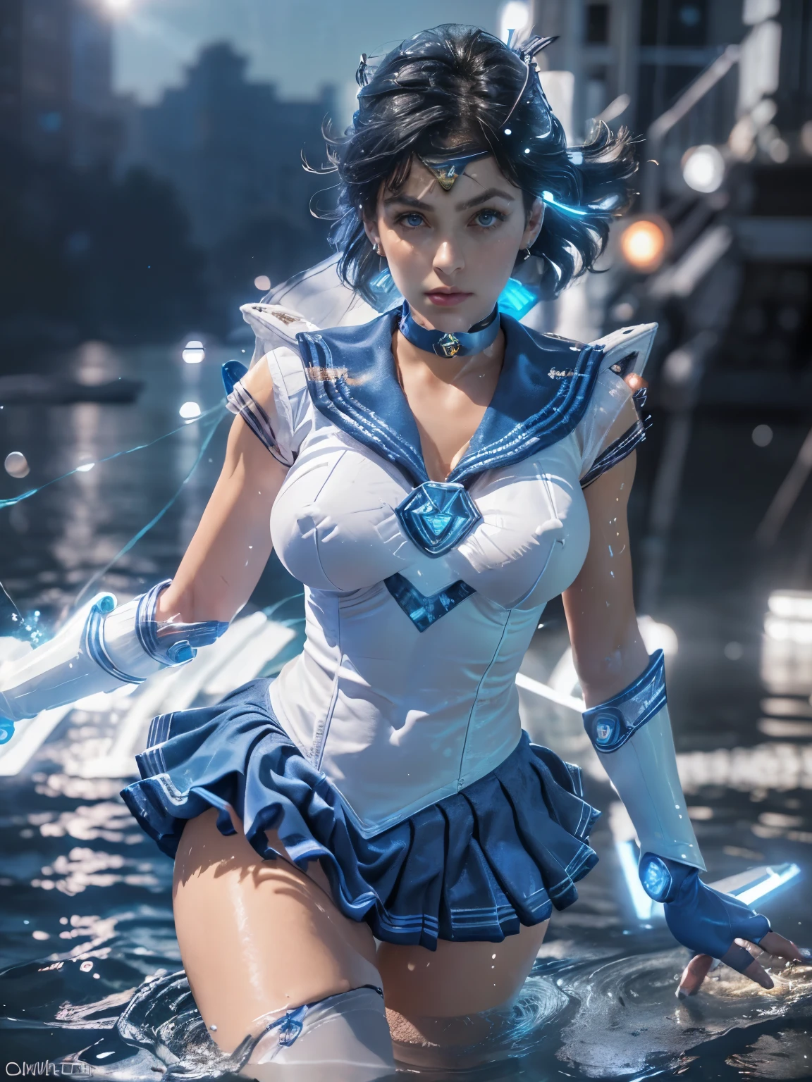 Unreal Engine:1.4,UHD,The best quality:1.4, photorealistic:1.4, textura de la piel:1.4, masterpiece:1.8, (Sailor Mercury:1.4), blue eyes, smuniforme, Mer1, tiara, Sailor Senshi Uniform, (RAW Photo, The best quality), masterpiece, ludicrous, sexy, Pelo azul corto floating, Navy blue collar, bow, (Knee-high Boots: 1.1), choker, white gloves, choker azul, elbow gloves, jewely, Earrings, blue skirt, only one, full body, blue hair, (Perfect hand drawn): 3.8, Octane rendering, God of water, (water drops), wet clothes, (beautiful detailed water), (floating), dynamic angle, NSFW,The best quality,masterpiece,ultra-high-resolution,(Cowboy Shot:1.3),(photorealistic:1.4),RAW Photo 8K,cinematic lighting,official art,Evening, //, messy hair, big breasts,,hermosas legs,nakedness,tall female,skinny,delgado_legs,Thigh_gap,(looking at the viewer:1.2),model,Thighs negros,dynamic  pose,high heels,from the front,liar,show ,, //, ((misionero penetrado analmente)),((legs abiertas)),((Extreme close-up)),(Ultra detailed),portrait,(masterpiece),(The best quality),(Ultra detailed),Pro Lighting, smmercury, medium breast, show nipples, show vagina, DYNAMIC POSE..