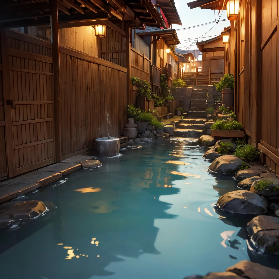 
(masterpiece、Please redeem)、(Japanese Favela、Old and dirty hot spring town)、((Beautiful night view))、((Underground hot spring facility、Unsanitary and raw々New Background:1.4、石のstage))、(cat)、((Unsanitary and dim))、Seedy red light district、Shaved Ice、Drink sales、(stage、Everyone is having 楽しい bathing)、perfect anatomy