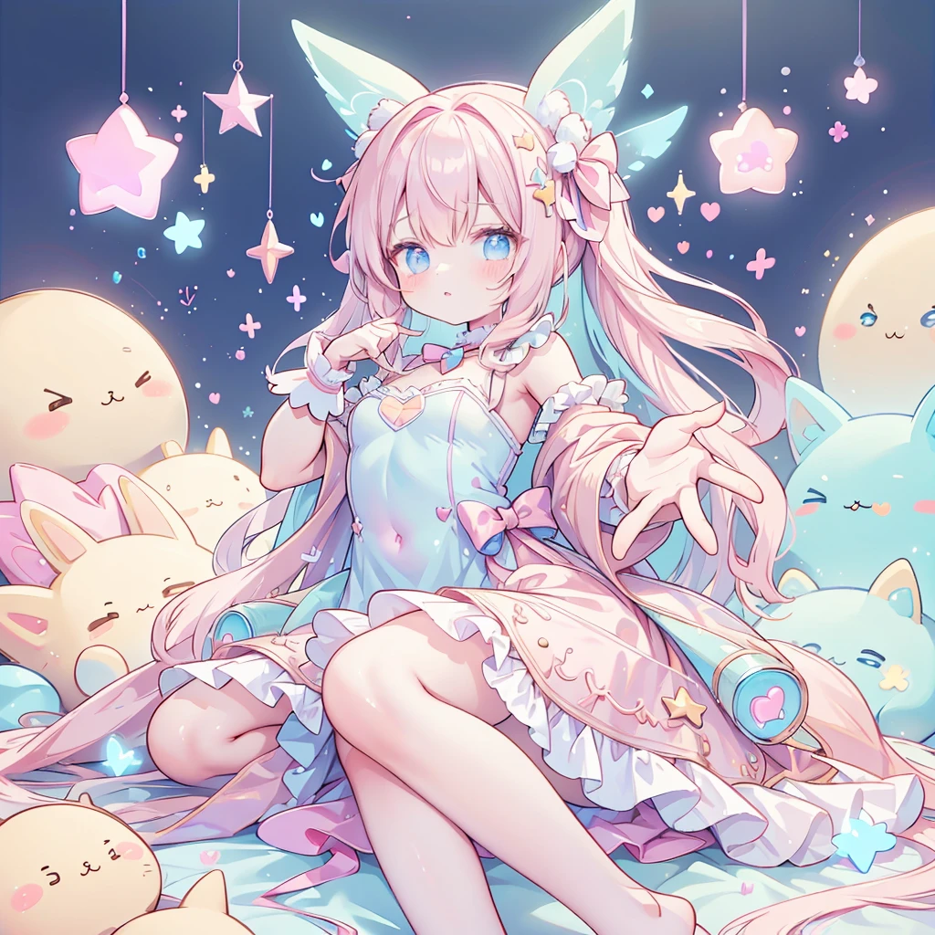 Star fairy and cute stuffed rabbit、V0id3nergy