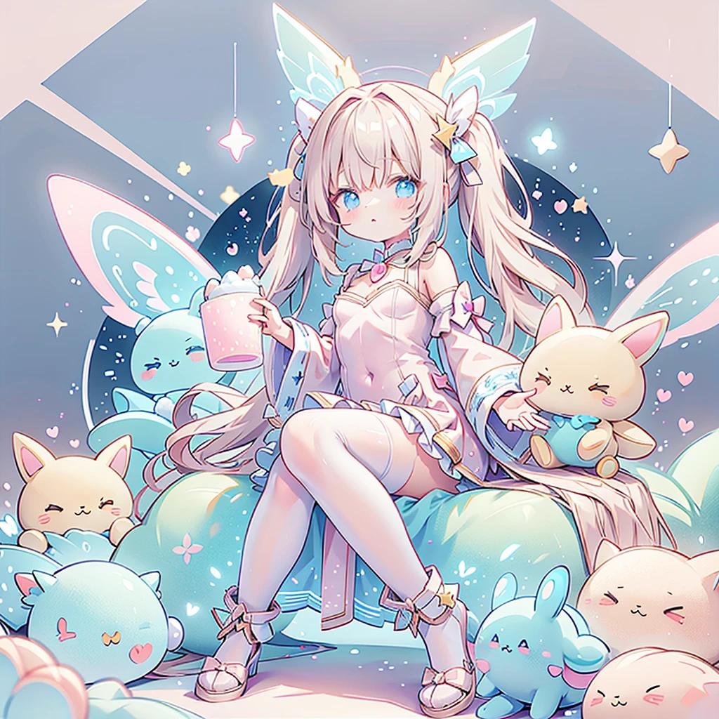 Star fairy and cute stuffed rabbit、V0id3nergy