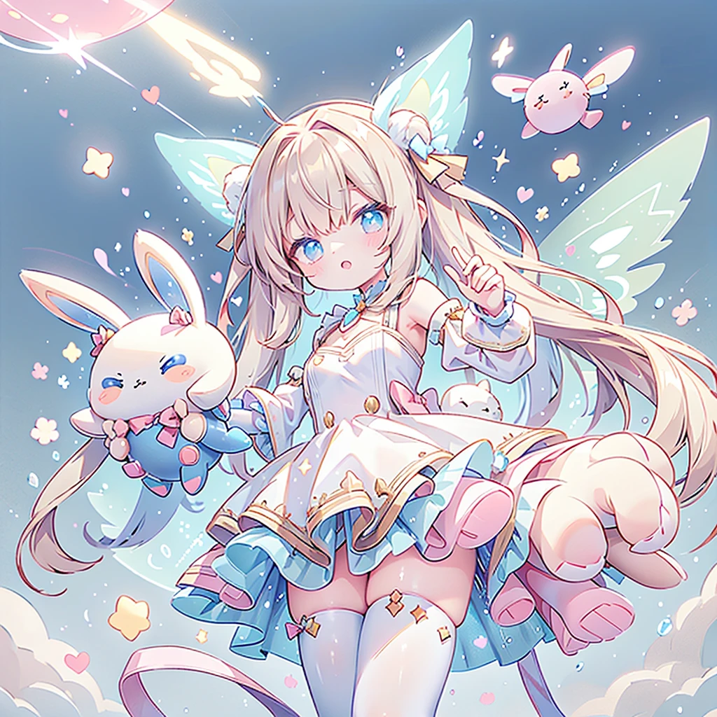 Star fairy and cute stuffed rabbit、V0id3nergy