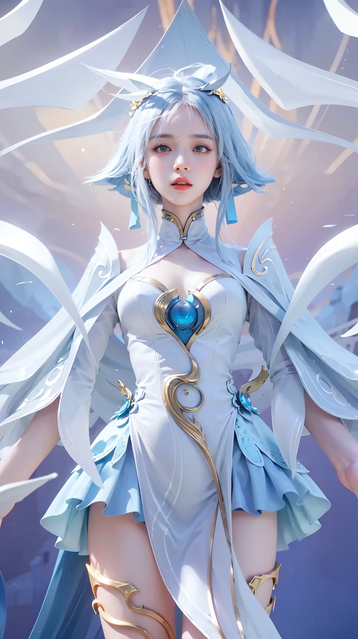 a close up of a girl , detailed strands of hair , big booobs ,  shadowbringers cinematic, 4 k detail fantasy, a beautiful fantasy empress, game cg, xianxia fantasy, xianxia hero, 2. 5 d cgi anime fantasy artwork, cinematic goddess close shot, ruan jia and artgerm, wow 4 k detail fantasy, hyper-detailed fantasy character, high definition, hyper- detailed,perfect, fantastic, detailed facial and body skin texture, detailed vagina (pussy), detailed eyes . ultra realistic, ultra detailed 