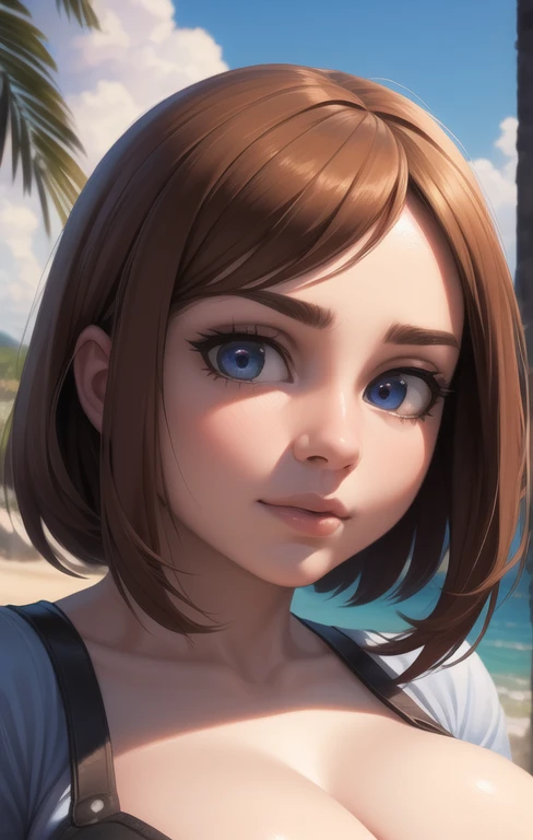 desnudo big tit busty ((best quality)), ((masterpiece)), (detailed), ((Perfect face)) High resolution,masterpiece:1.2),ultra detailed,realistic,professional,Hermosos ojos detaileds,hermosos labios detaileds,  ochako uraraka beach  body full (best quality,4k,8k,highres,masterpiece:1.2),ultra-detailed,(realistic,photorealistic,photo-realistic:1.37),extremely detailed eyes and face,longeyelashes,dramatic lighting,cinematic,vibrant colors,fantasy,digital painting