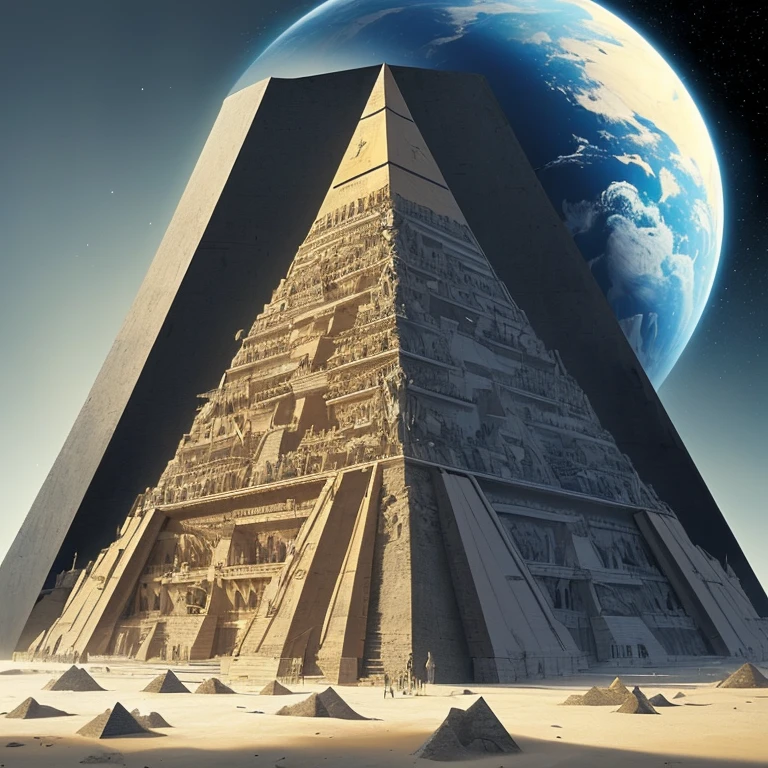 planet, Triangular Pyramid, fantastic, change, vertical, irrational, longevity, sensation,