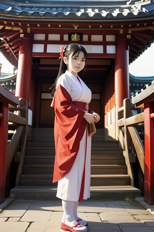 Shrine maiden, Shrine maiden衣装, shrine, sacred, Cute  girl, One person, Korean women