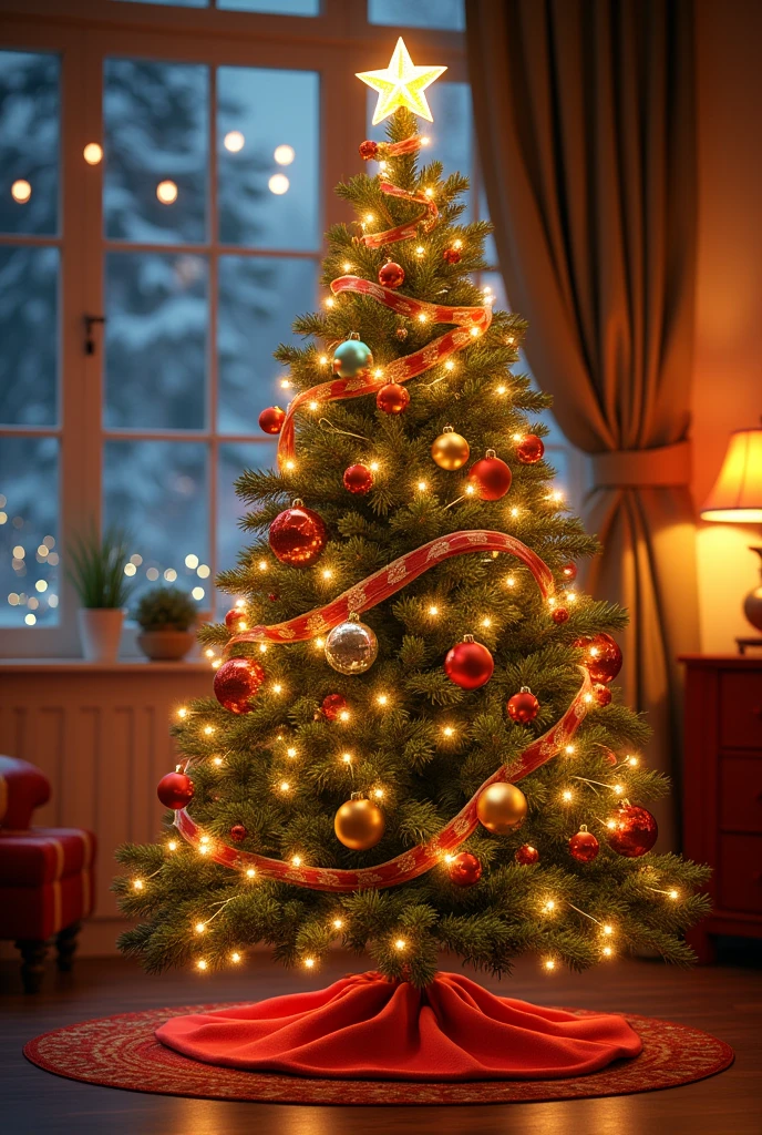 Christmas themed images, Christmas, Christmas tree, Christmas lights