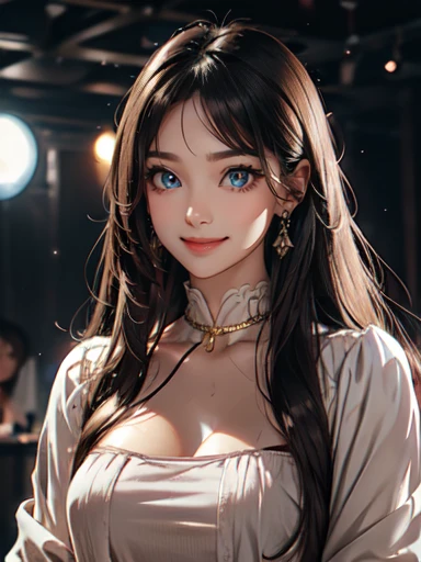 And_visVamp、Female 1 person、solo、Long Hair、Staring at the audience、Brown Hair、Photoshop (middle)、original、Brown eyes、(Purple Eyeshadow)、pastel pink lipstick、Large Breasts、water、lips、Wet、Real、Gold ring earrings、Sexy winter clothes