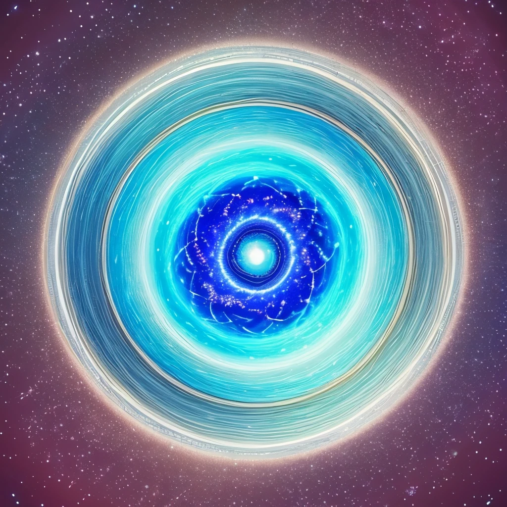 a close up of a blue and white spiral with a light in the middle, fractals!! water, in the astral plane ) ) ), volumetric light from above, magic portal in the sky, swirling water cosmos, spiral heavens, in the middle of the ocean!!!!!, looking up onto the sky, open portal to another dimension, looking up into the sky