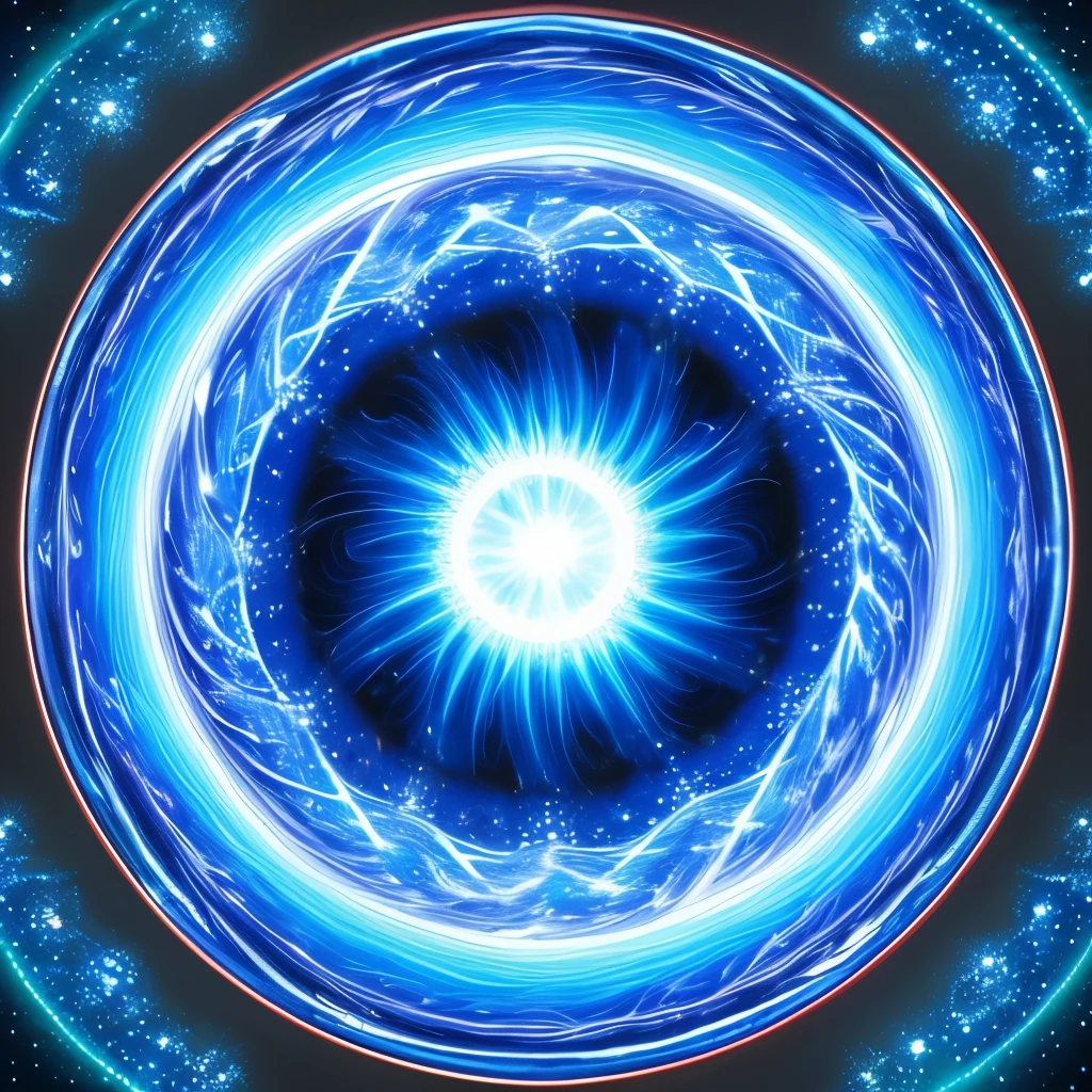 a close up of a blue and white spiral with a light in the middle, fractals!! water, in the astral plane ) ) ), volumetric light from above, magic portal in the sky, swirling water cosmos, spiral heavens, in the middle of the ocean!!!!!, looking up onto the sky, open portal to another dimension, looking up into the sky