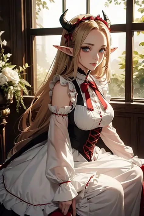 (one adult elf female) (best quality) (wonderful masterpiece) (ultra high quality) (beautiful face) one female adult elf with de...