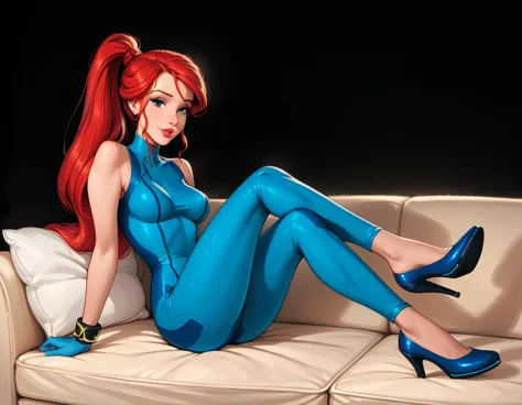 score_9, score_8_up, score_7_up, rating_questionable, epicphoto, 1girl, solo, very sexy (disney's ariel, ar_el, fair skin, red h...