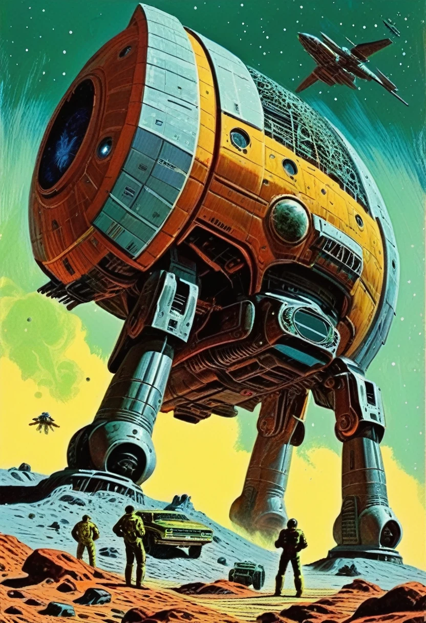 Heavy Machinery, science fiction, by Angus McKie.
best quality, masterpiece, intricate details, ultra-detailed