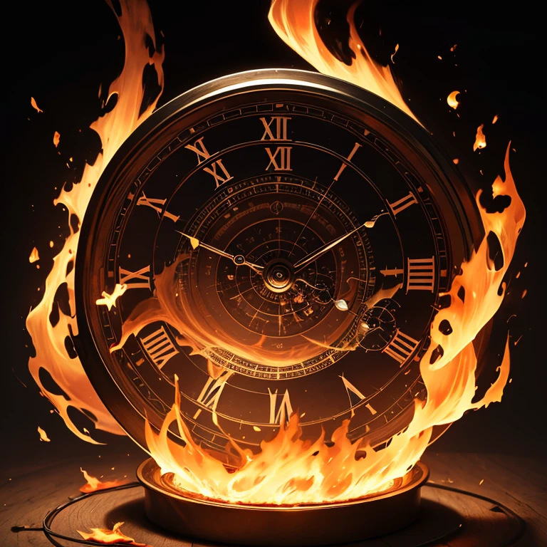 clock, flame, rigid, fine, molecule, twisting, turning, bouncing, sensation,