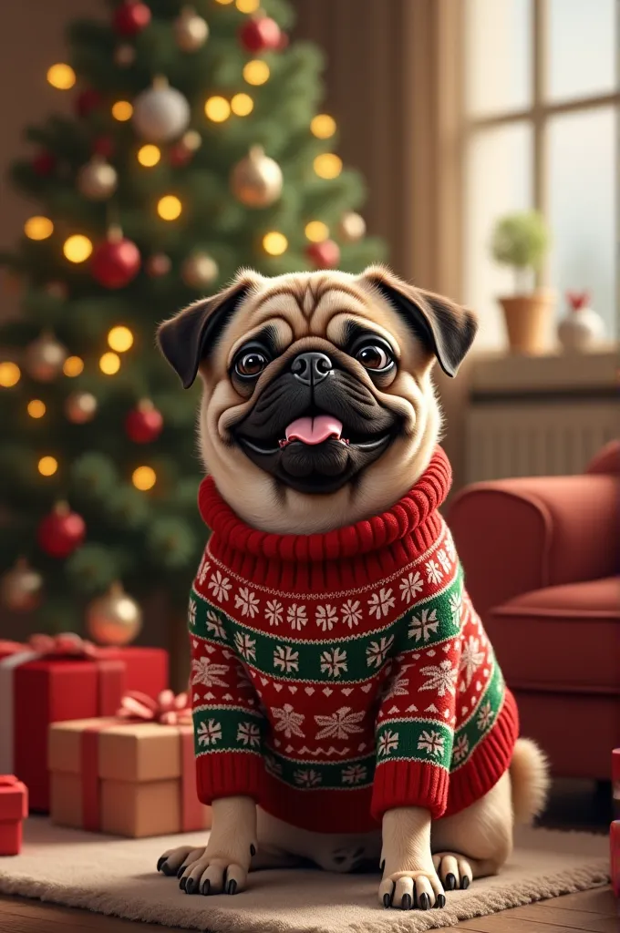 pug Christmas 