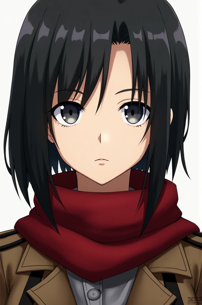 Mikasa from attack on titan fully jude front facing 