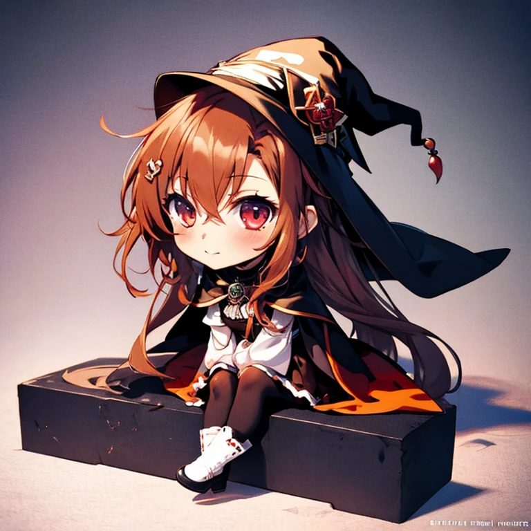 (Chibi:1.5), Full Body, alone, witch, (masterpiece), Best Quality, 1 girl, Misaka Mikoto