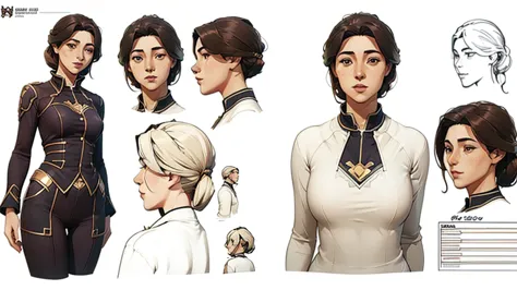 ((character concept art)), ((character design sheet, same character, front view)), head shot, (masterpiece), (best quality), (pe...