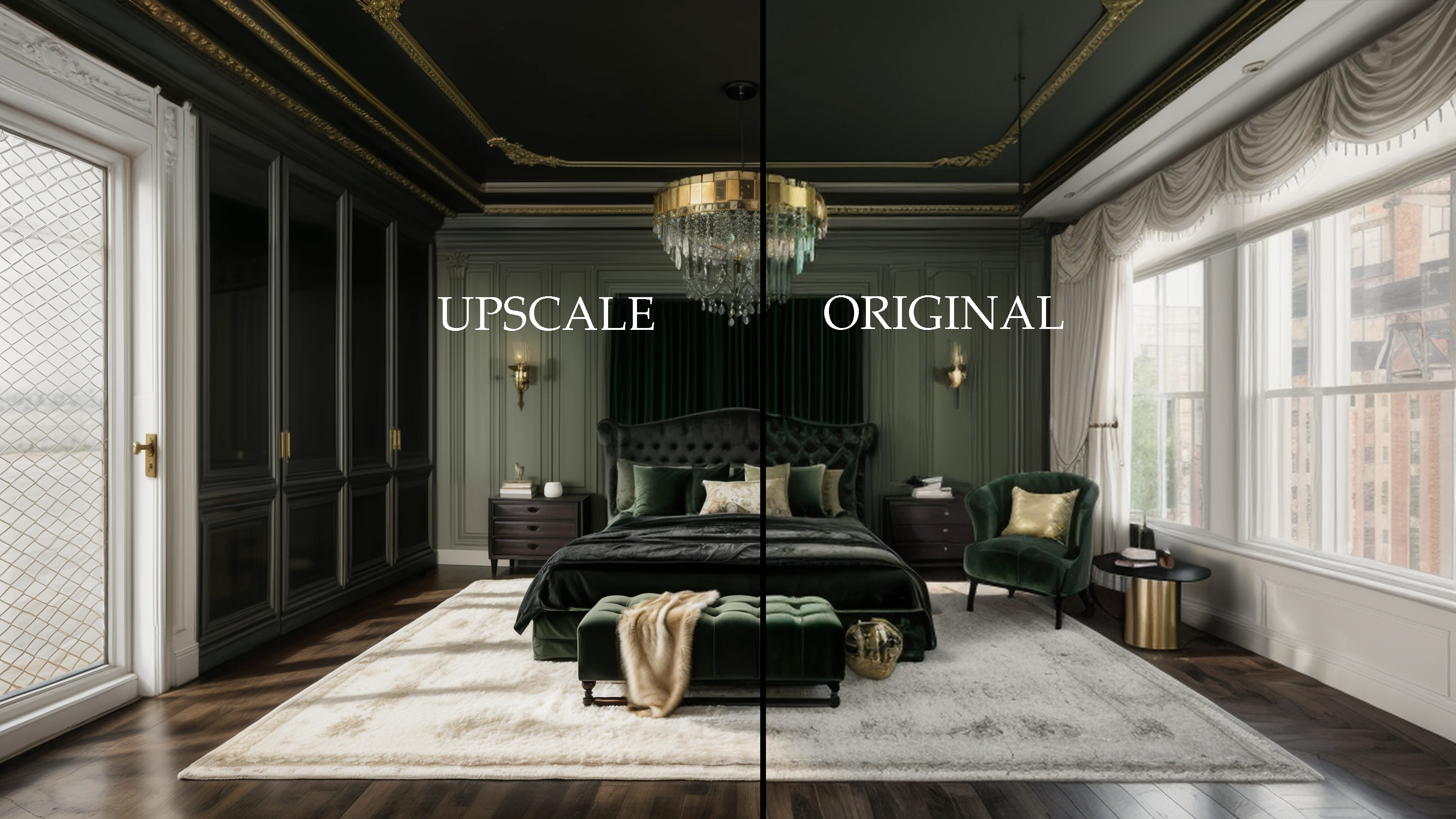 Oneclick-Ultimate Detailed Upscale - (cost 160 stamina)


<br>Note:


<br>1- Max output 4k (please check your Original image and Adjust "Upscale by" before Generate


<br>2- Cost about 160 Stamina