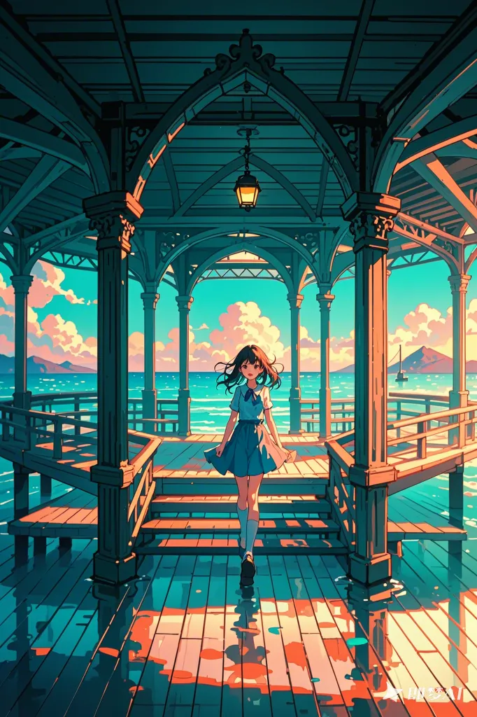 Summer Pier/夏日码头/夏の桟橋