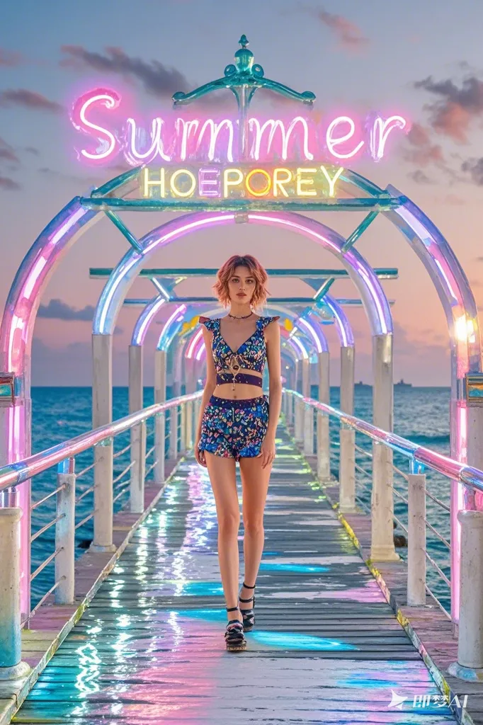 Summer Pier/夏日码头/夏の桟橋