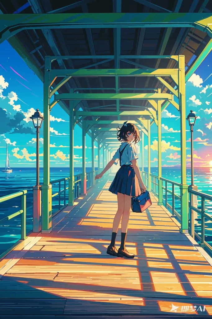 Summer Pier/夏日码头/夏の桟橋