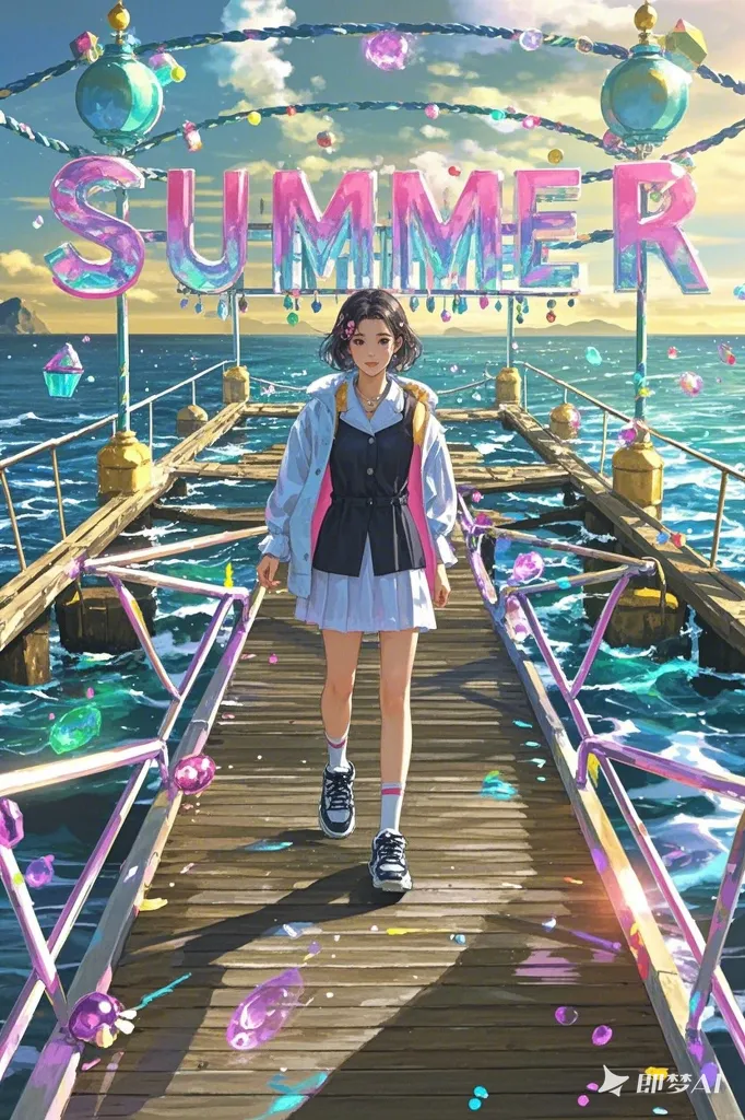 Summer Pier/夏日码头/夏の桟橋