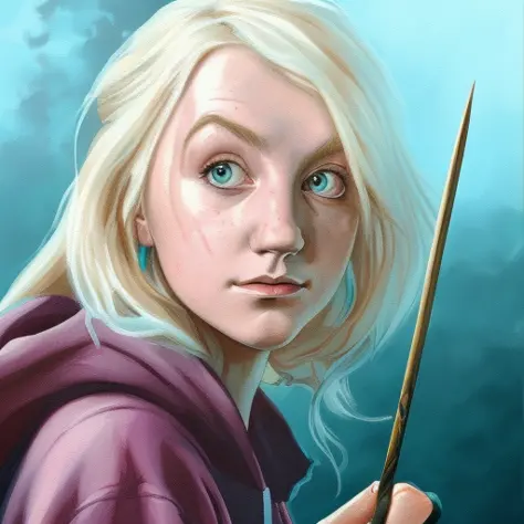 a portrait painting of luna, fanart, behance, hd, artstation, by jesper ejsing, by rhads, makoto