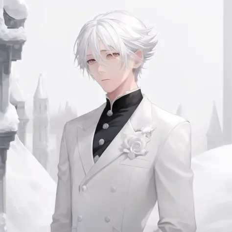 1boy, white hair, white suit, snow
steps: 15, sampler: dpm++ sde karras, cfg scale: 7, seed: 52, size: 512x512, model hash: df00...