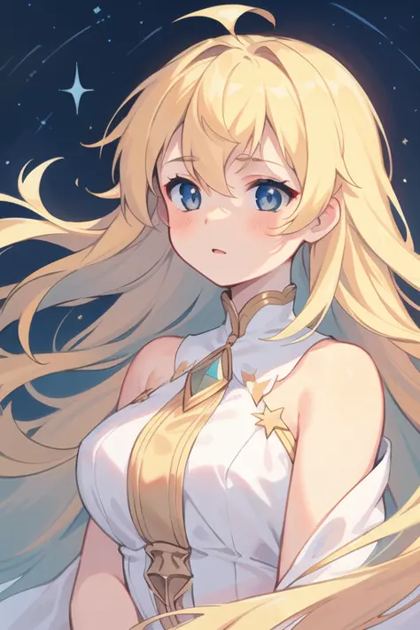 {{best quality}}, {{masterpiece}}, {{ultra-detailed}}, {illustration}, {detailed light}, {an extremely delicate and beautiful}, a girl, {beautiful detailed eyes}, stars in the eyes, messy floating hair, colored inner hair, Starry sky adorns hair, depthoffield