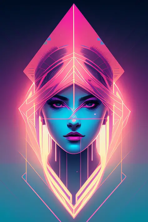 snthwve style nvinkpunk (symmetry:1.1) (portrait of floral:1.05) a woman as a beautiful goddess, (assassins creed style:0.8), pink and gold and opal color scheme, beautiful intricate filegrid facepaint, intricate, elegant, highly detailed, digital painting, artstation, concept art, smooth, sharp focus, illustration, art by greg rutkowski and alphonse mucha, 8k