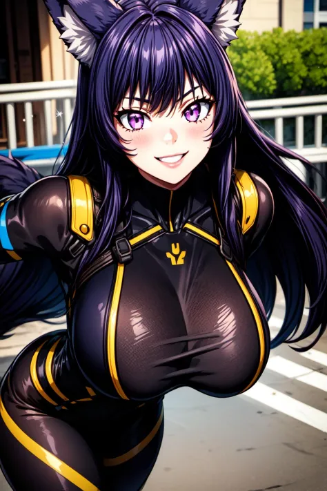 best quality, masterprice, 1girl, (solo:1.1), raytracing, ultra detailed,detailed face, 8k wallpaper, large breasts, smile, wide...