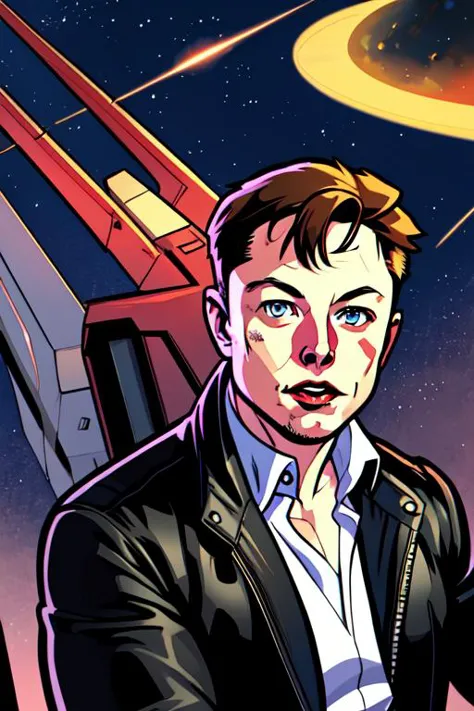 <lora:GTA_Stylev2:0.3> comic character, a rich person, Elon Musk, solo