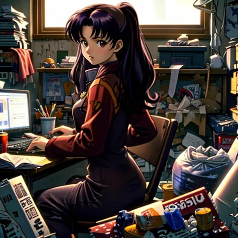 hikikomori in messy room