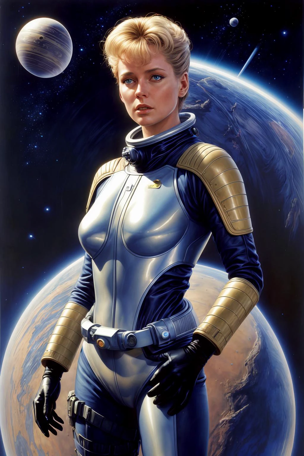1 женщина , Космическая сюита, futuristic 
methurlant
photoреалистичный, реалистичный 
  